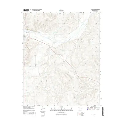 2016 Map of Calvin East, 2016 Print