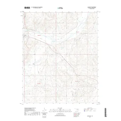 2018 Map of Calvin East, 2018 Print