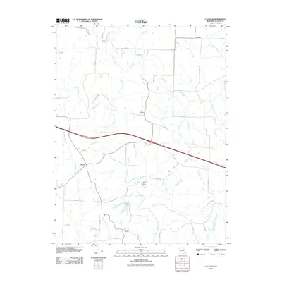 2012 Map of Calwood, 2012 Print
