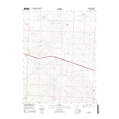 2015 Map of Calwood, 2015 Print