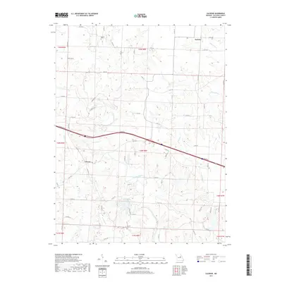 2017 Map of Calwood, 2017 Print