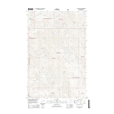 2014 Map of Calx Mountain, 2014 Print