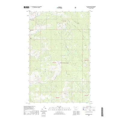 2020 Map of Calx Mountain, 2020 Print