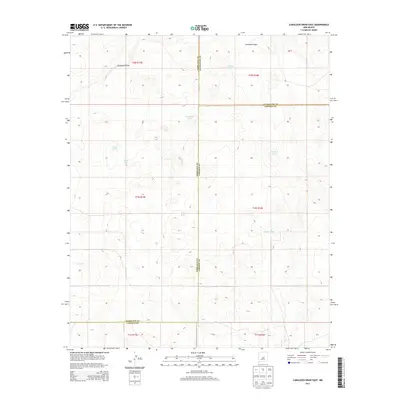 2013 Map of Camaleon Draw East, 2013 Print