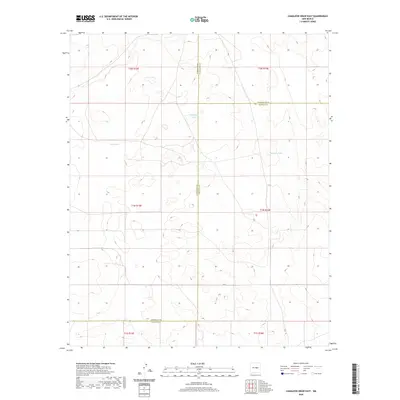 2020 Map of Camaleon Draw East, 2020 Print
