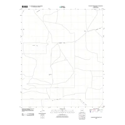 2010 Map of Camaleon Draw West, 2010 Print