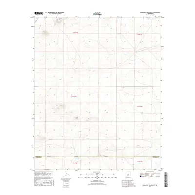 2017 Map of Camaleon Draw West, 2017 Print