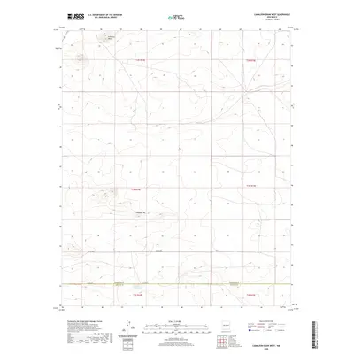 2020 Map of Camaleon Draw West, 2020 Print