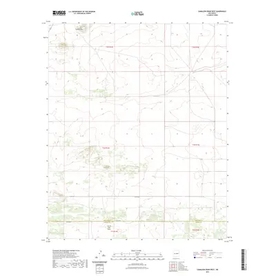 2023 Map of Camaleon Draw West, 2023 Print