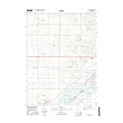 2015 Map of Camanche, 2015 Print