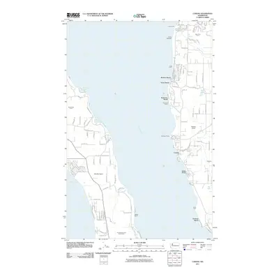2011 Map of Camano, 2011 Print