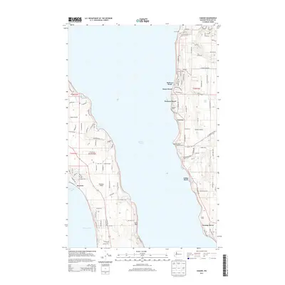 2014 Map of Camano, 2014 Print