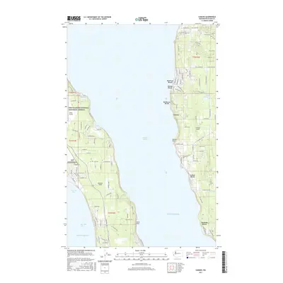 2017 Map of Camano, 2017 Print