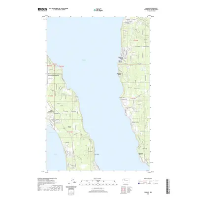 2020 Map of Camano, 2020 Print
