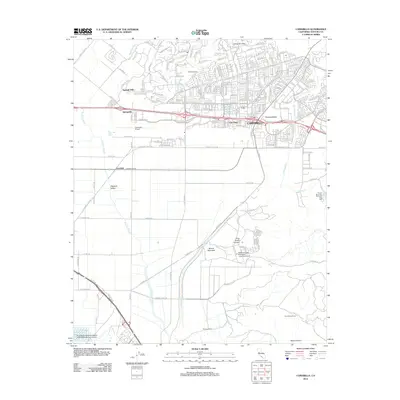 2012 Map of Camarillo, 2012 Print