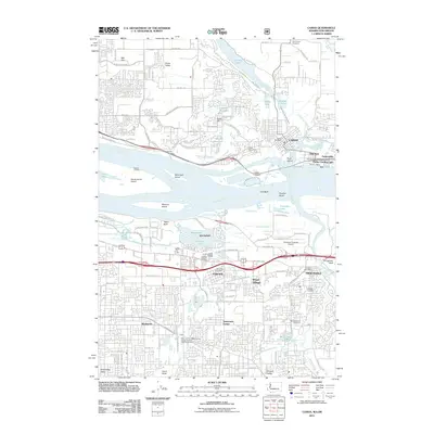 2011 Map of Camas, 2011 Print