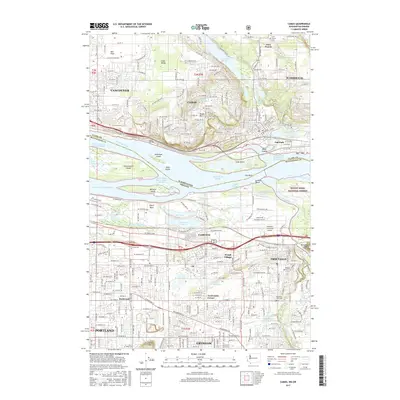 2017 Map of Camas, 2017 Print