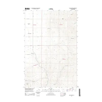 2014 Map of Camas Prairie, 2014 Print