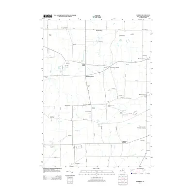 2013 Map of Cambria, 2013 Print