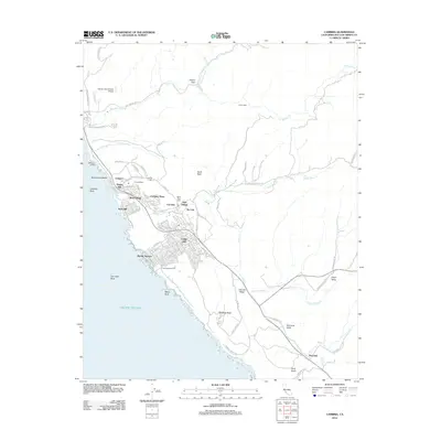 2012 Map of Cambria, 2012 Print