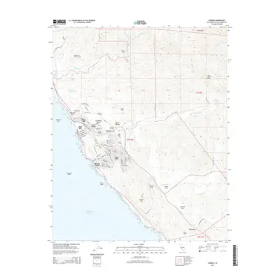 2015 Map of Cambria, 2015 Print