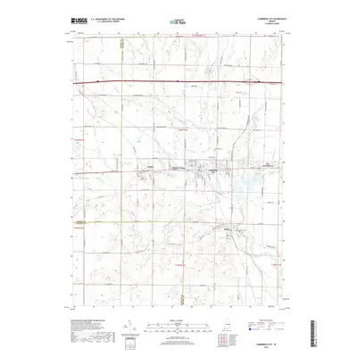 2019 Map of Cambridge City, 2019 Print