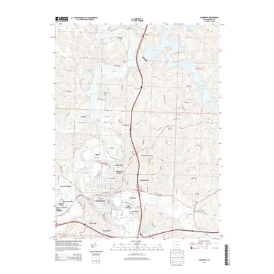 2013 Map of Cambridge, 2013 Print