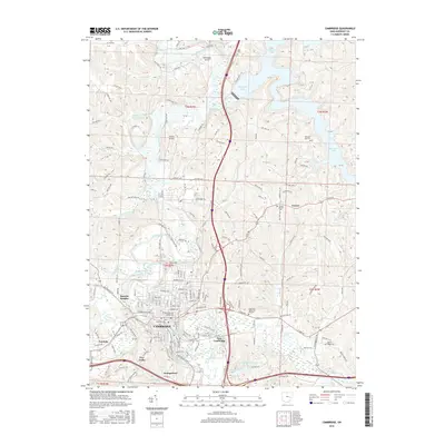 2016 Map of Cambridge, 2016 Print