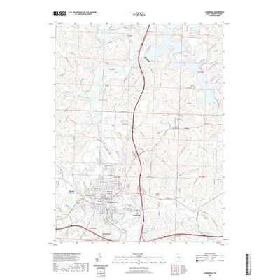 2019 Map of Cambridge, 2019 Print