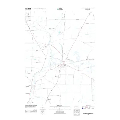 2013 Map of Cambridge Springs, 2013 Print
