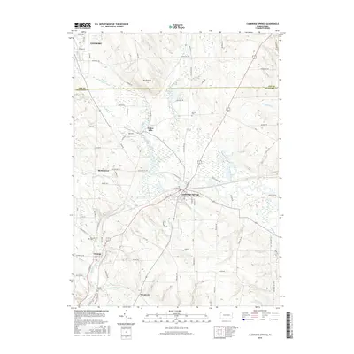 2016 Map of Cambridge Springs, 2016 Print