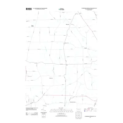 2013 Map of Cambridge Springs NE, 2013 Print