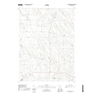 2019 Map of Cambridge Springs NE, 2019 Print