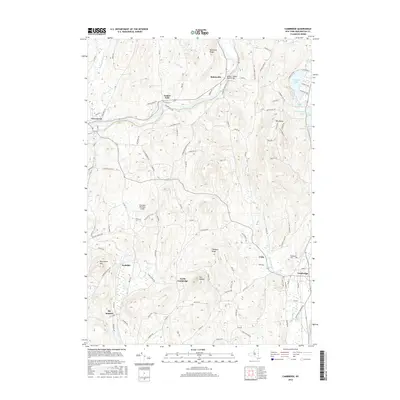 2016 Map of Cambridge, 2016 Print