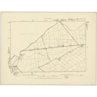 1886 Map of Cambridgeshire II.SE, 1887 Print