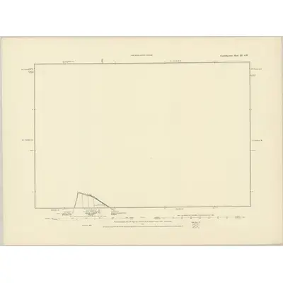 1886 Map of Cambridgeshire III.SW, 1887 Print