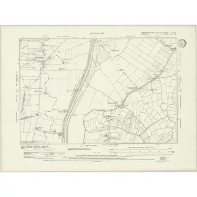 1926 Map of Cambridgeshire IV.NE, 1934 Print