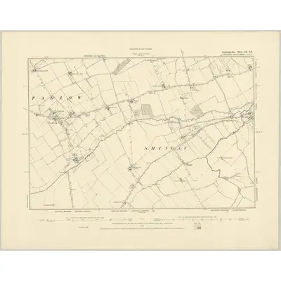 1886 Map of Cambridgeshire LII.SE