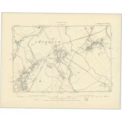 1886 Map of Cambridgeshire LIII.SE