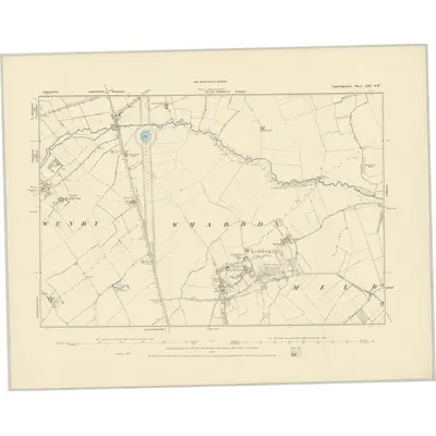1886 Map of Cambridgeshire LIII.SW