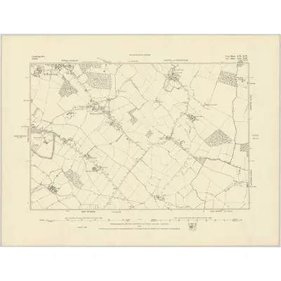 1885 Map of Cambridgeshire LVI.NW