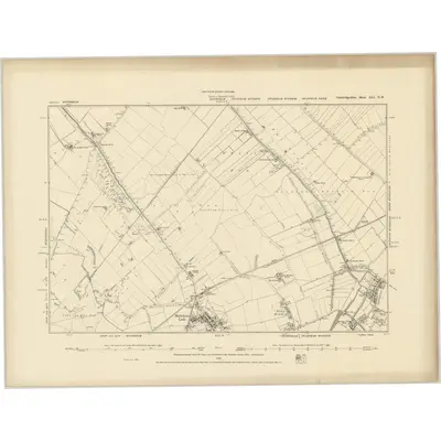 1886 Map of Cambridgeshire XLI.NW