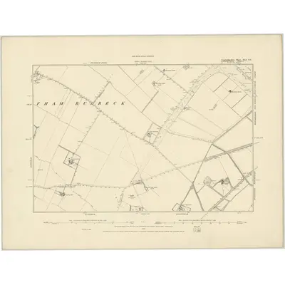 1886 Map of Cambridgeshire XLI.SE