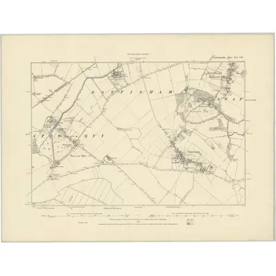 1886 Map of Cambridgeshire XLI.SW