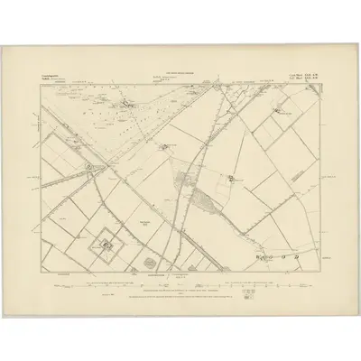1885 Map of Cambridgeshire XLII.SW