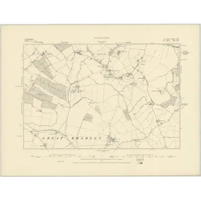 1885 Map of Cambridgeshire XLIX.SE