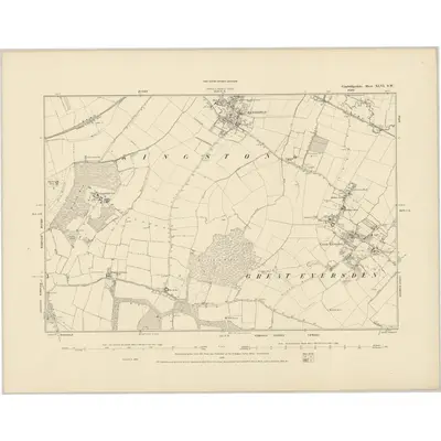 1886 Map of Cambridgeshire XLVI.SW