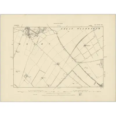 1885 Map of Cambridgeshire XLVIII.SW