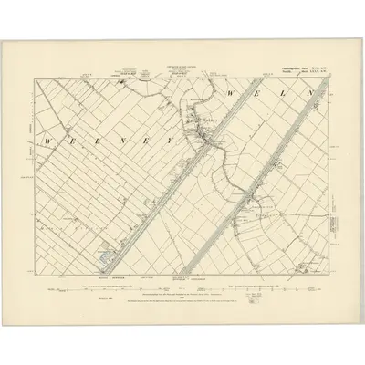 1886 Map of Cambridgeshire XVII.SW