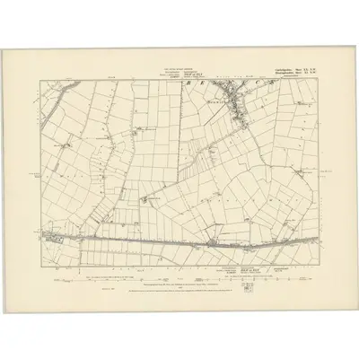 1887 Map of Cambridgeshire XX.NW
